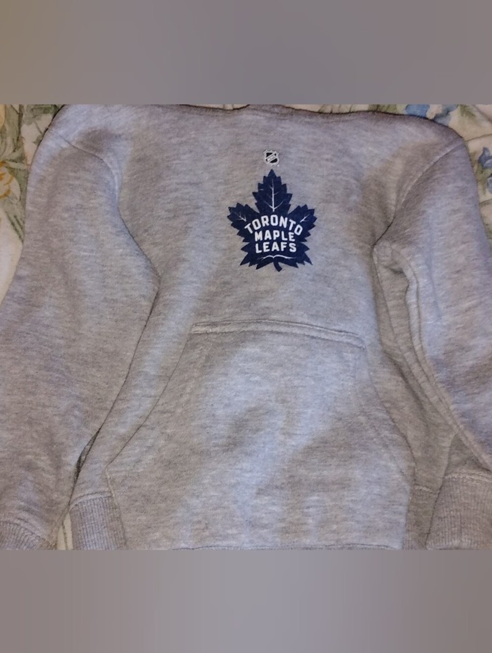 Toddler Toronto Maple Leafs Gray Hoodie